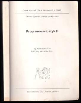 Programovací jazyk C
