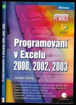 Jaroslav Černý: Programování v Excelu 2000, 2002, 2003