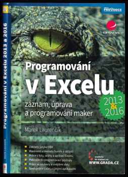 Marek Laurenčík: Programování v Excelu 2013 & 2016