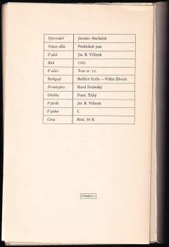 Jaroslav Macháček: Prohlubeň jasu