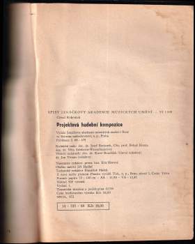 Ctirad Kohoutek: Projektová hudební kompozice