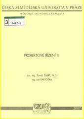 Projektové řízení III