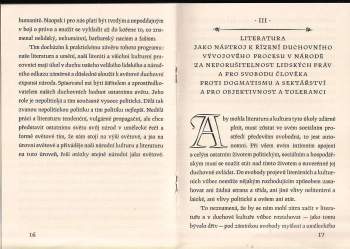 Edvard Beneš: Projev pana presidenta republiky Dr Edvarda Beneše na sjezdu českých spisovatelů v červnu 1946 v Praze