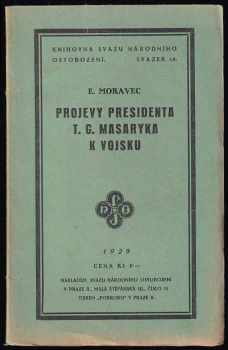Projevy presidenta T.G. Masaryka k vojsku