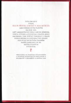 Tomáš Garrigue Masaryk: Projevy presidenta T.G. Masaryka v Kroměříži