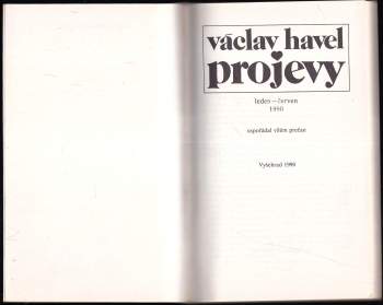 Václav Havel: Projevy