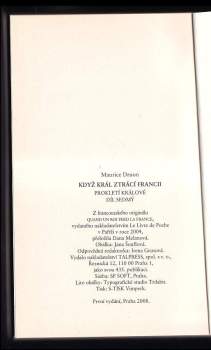 Maurice Druon: Prokletí králové