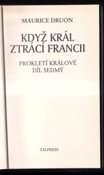 Maurice Druon: Prokletí králové