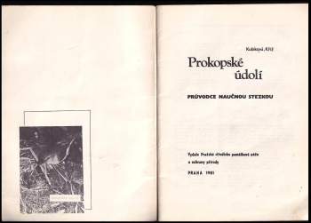 Jiří Kříž: Prokopské údolí