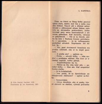 Erle Stanley Gardner: Prokurátor uzaviera kruh