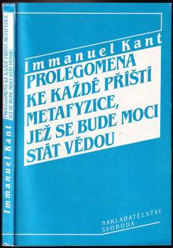 Prolegomena ke každé příští metafyzice, jež se bude moci stát vědou