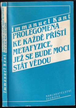 Prolegomena ke každé příští metafyzice, jež se bude moci stát vědou