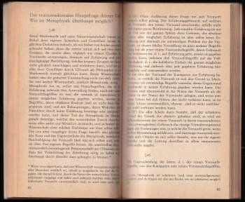 Immanuel Kant: Prolegomena zu einer jeden künftigen Metaphysik, die als Wissenschaft wird auftreten können