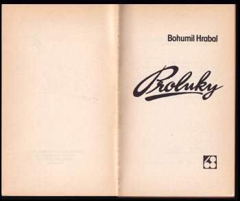 Bohumil Hrabal: Proluky