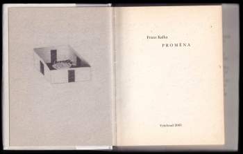 Franz Kafka: Proměna