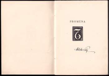 Miloslav Nohejl: Proměna