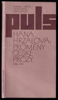 Proměny české prózy 1945-1985