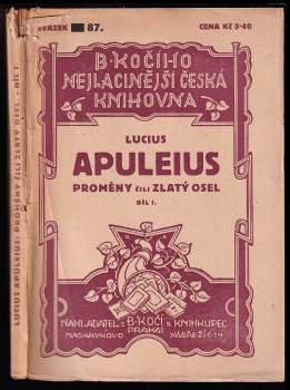 Lucius Apuleius: Proměny, čili, Zlatý osel