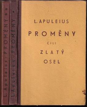 Lucius Apuleius: Proměny, čili, Zlatý osel