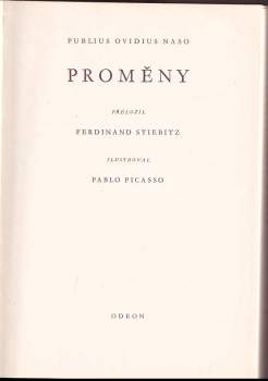 Ovidius: Proměny