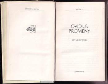 Ovidius: Proměny