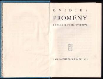 Ovidius: Proměny