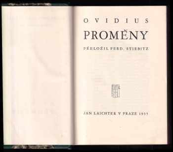 Ovidius: Proměny