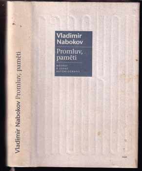 Vladimir Vladimirovič Nabokov: Promluv, paměti