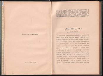 Janko Leskovar: Propadlé dvory