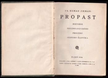 František Roman Jirman: Propast