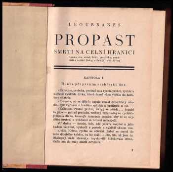 Leo Urbanes: Propast smrti na celní hranici
