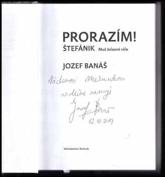 Jozef Banas: Prorazím!
