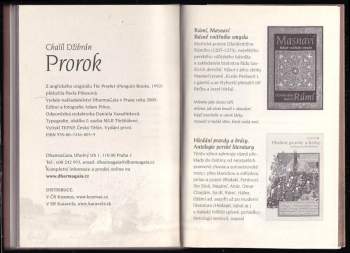 Kahlil Gibran: Prorok