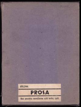 Otokar Březina: Prosa