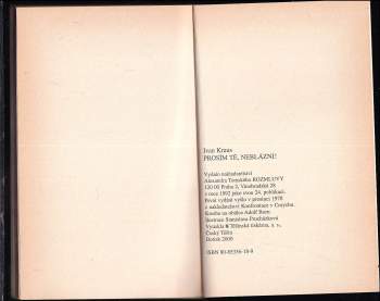 Ivan Kraus: Prosím tě, neblázni!