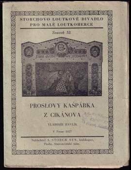 Proslovy Kašpárka z Cikánova