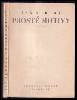 Prosté motivy - Jan Neruda (1956, Československý spisovatel) - ID: 227975