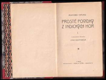 Rudyard Kipling: Prosté povídky z indických hor