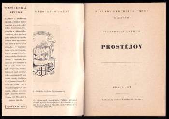 Jaroslav Mathon: Prostějov