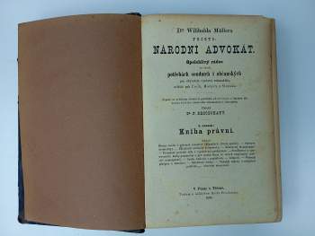 Willibald Müller: Prostonárodní advokát. I. Kniha právní