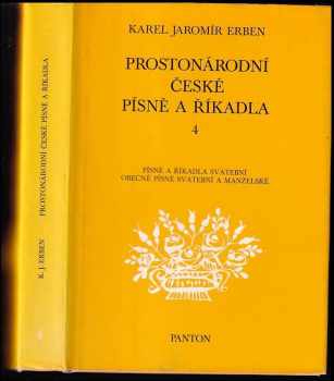 Prostonárodní české písně a říkadla