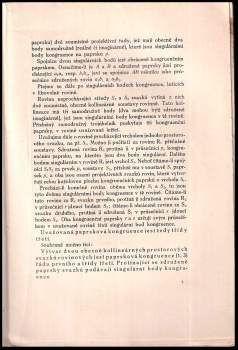 Josef Kounovský: Prostorová křivka stupně třetího