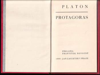 Platón: Protagoras