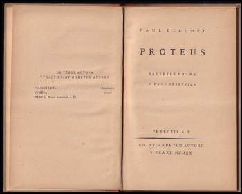 Paul Claudel: Proteus