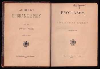 Alois Jirásek: Proti všem