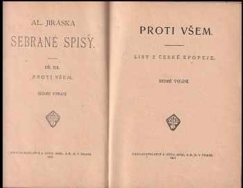 Alois Jirásek: Proti všem