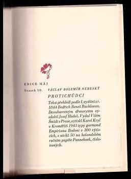 Václav Bolemír Nebeský: Protichůdci