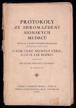 Protokoly ze shromáždění Sionských mudrců