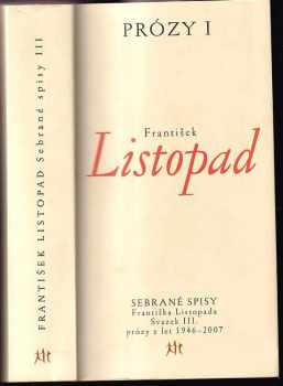 František Listopad: Prózy