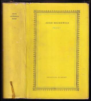 Adam Mickiewicz: Prózy